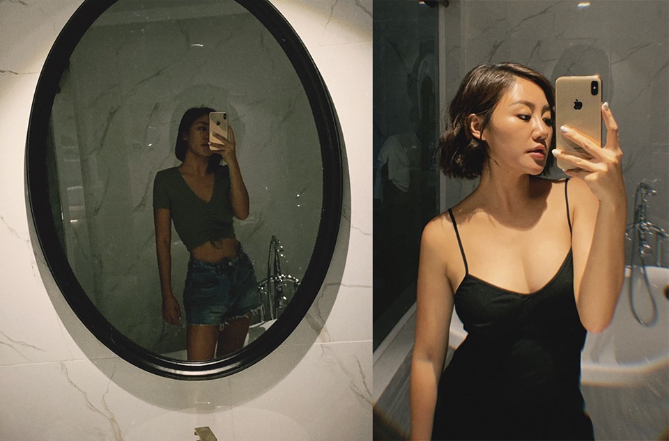 Văn Mai Hương bất ngờ khoe eo thon, ngực đầy - 1 Văn Mai Hương bất ngờ khoe eo thon, ngực đầy - 1