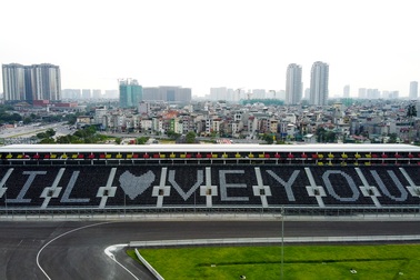 Hình ảnh khác lạ của đường đua F1 nhìn từ trên cao