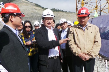 Thuỷ điện Lai Châu "chạy nước rút" cho hạn tích nước, phát điện