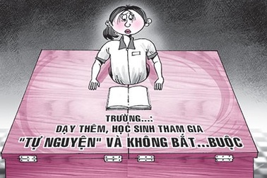 Không học thêm thì lên gặp ban giám hiệu