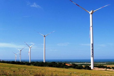 Khởi công xây dựng nhà máy điện gió trên đảo Phú Quý