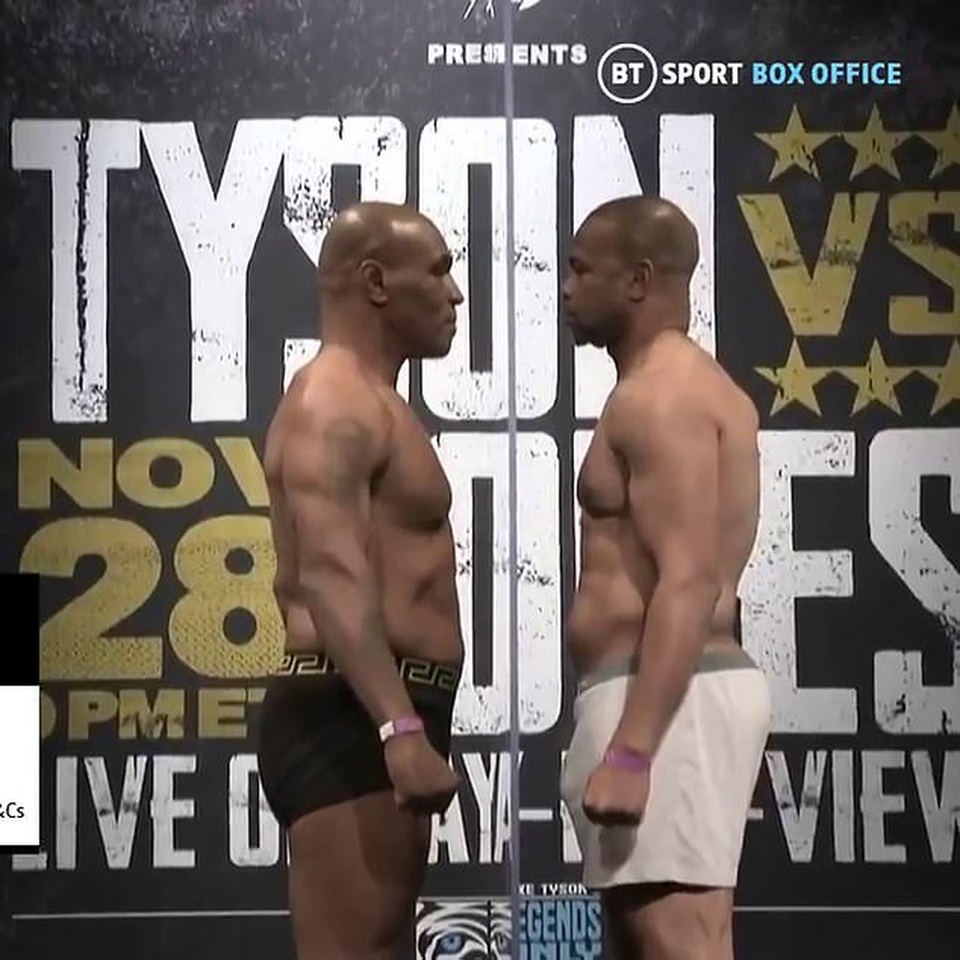 Myke Tyson và Roy Jones Jr đọ dáng trước trận chiến ngày trở lại - 1 Myke Tyson và Roy Jones Jr đọ dáng trước trận chiến ngày trở lại - 1