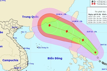 Sắp có bão cực mạnh vào Biển Đông