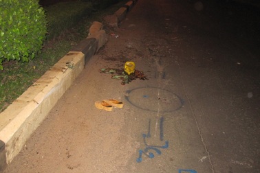 Truy tìm xe ô tô tông người rồi bỏ trốn