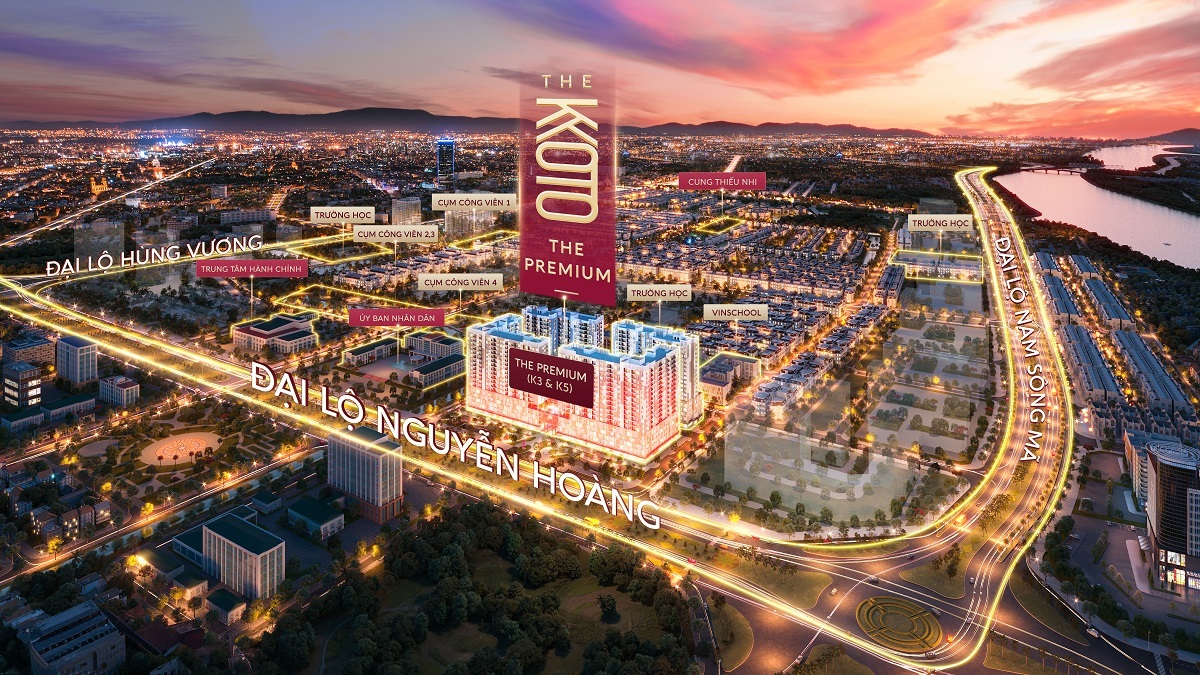 ທີ່ຕັ້ງຂອງ Kyoto 5 ດຶງດູດຜູ້ຢູ່ອາໄສແລະນັກລົງທຶນ - 1 Vị trí của The Kyoto 5 hút khách an cư, đầu tư - 1