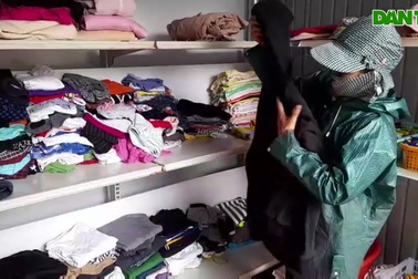 Ấm lòng "gian hàng miễn phí" cho người lao động nghèo