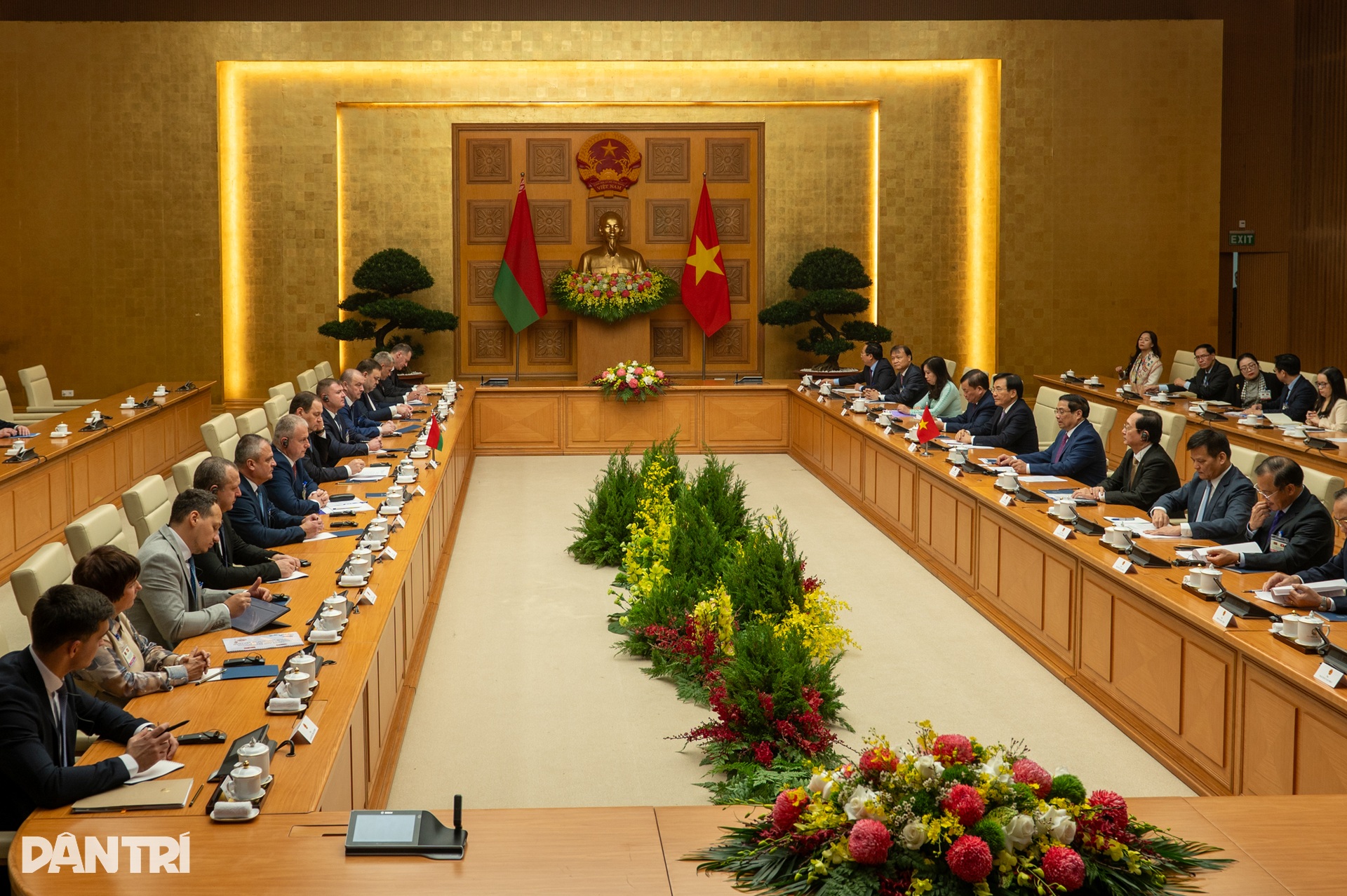Thủ tướng Phạm Minh Chính chủ trì lễ đón Thủ tướng Belarus thăm Việt Nam - 7 Thủ tướng Phạm Minh Chính chủ trì lễ đón Thủ tướng Belarus thăm Việt Nam - 7