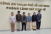 Kiểm tra bãi xe, phát hiện xưởng sản xuất hàng giả ở TPHCM