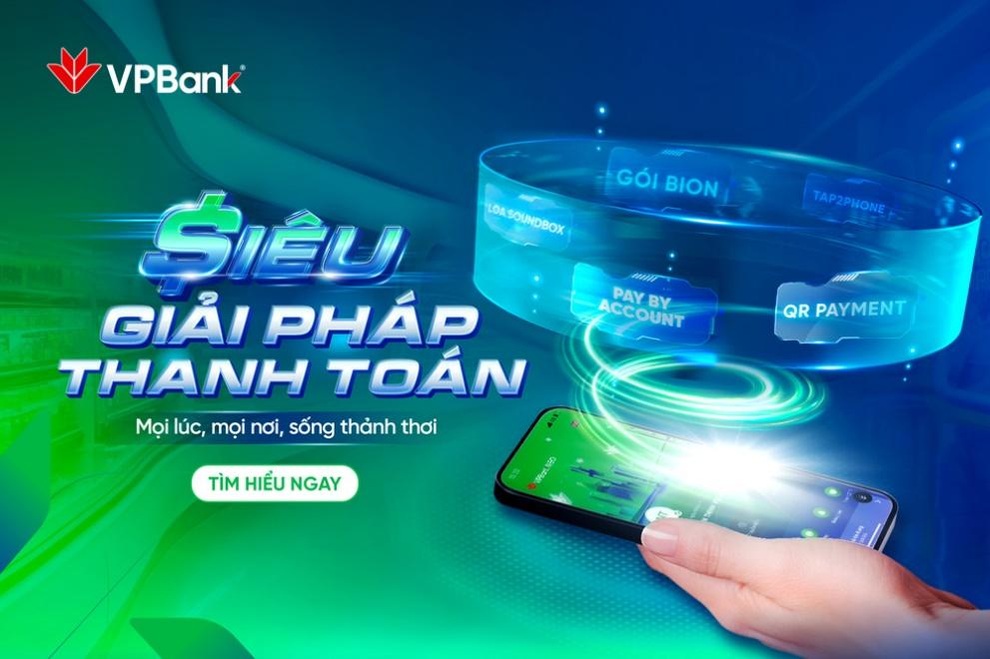 Thanh toán dễ dàng hơn mỗi ngày với giải pháp mới từ VPBank - 1 Thanh toán dễ dàng hơn mỗi ngày với giải pháp mới từ VPBank - 1