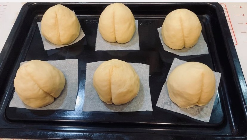 Cách làm bánh bao quả đào tiên bày mâm chay Tết Nguyên tiêu - 7 Cách làm bánh bao quả đào tiên bày mâm chay Tết Nguyên tiêu - 7