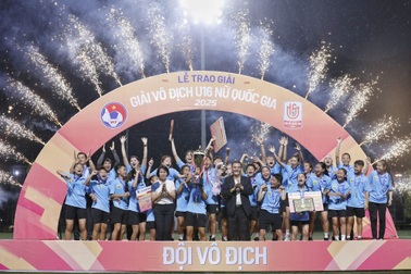 Hà Nội bảo vệ thành công chức vô địch giải U16 nữ Quốc gia