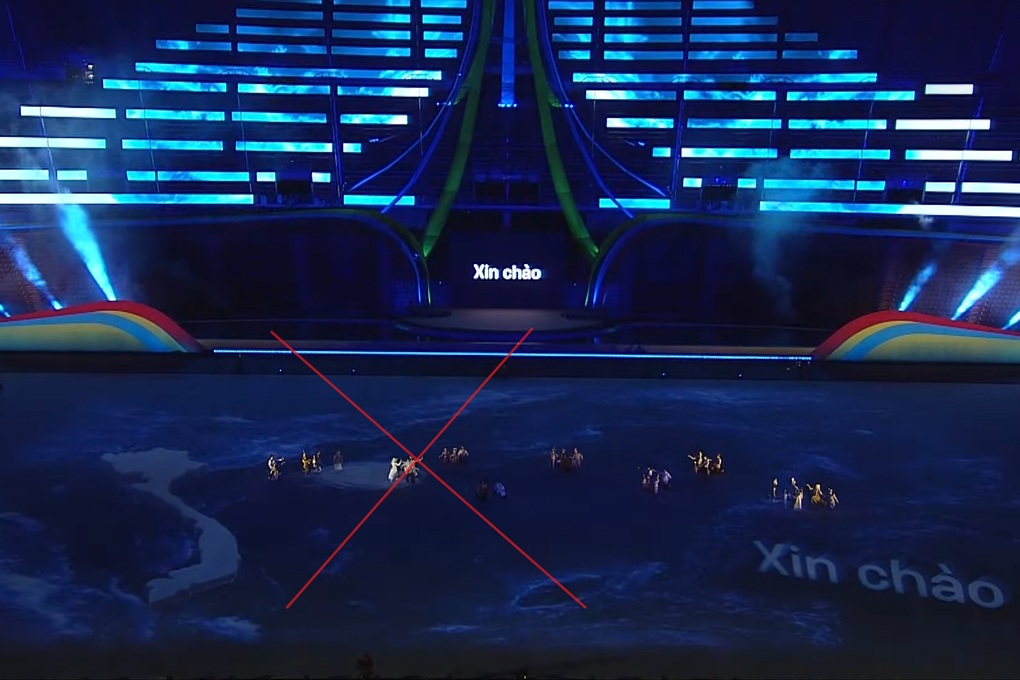 Sai sót hình ảnh lãnh thổ Việt Nam tại lễ khai mạc SEA Games 33 - 1