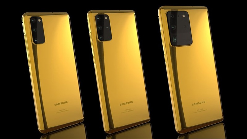 Ngắm phiên bản Galaxy S20 mạ vàng siêu sang, giá gần 5.000 USD - 1 Ngắm phiên bản Galaxy S20 mạ vàng siêu sang, giá gần 5.000 USD - 1