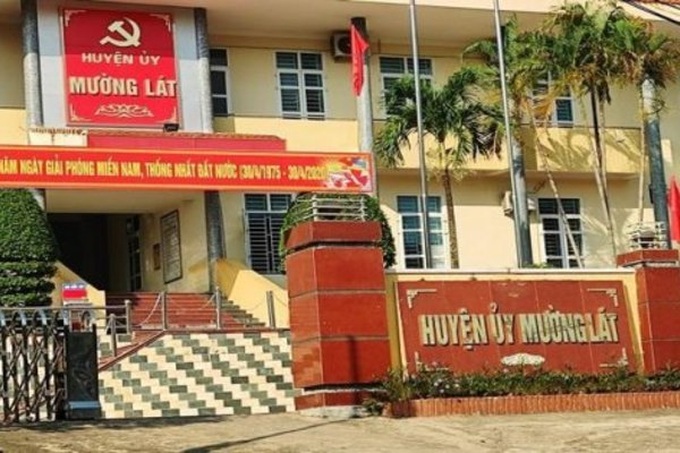 Trụ sở Huyện ủy Mường Lát, Thanh Hóa. Ảnh minh họa