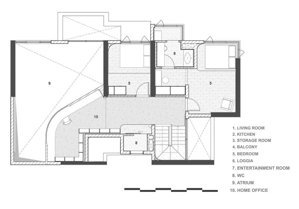 Căn hộ duplex độc đáo tại TPHCM với thiết kế hình khối và ốp đá mài kiểu Mỹ - 3 Căn hộ duplex độc đáo tại TPHCM với thiết kế hình khối và ốp đá mài kiểu Mỹ - 3