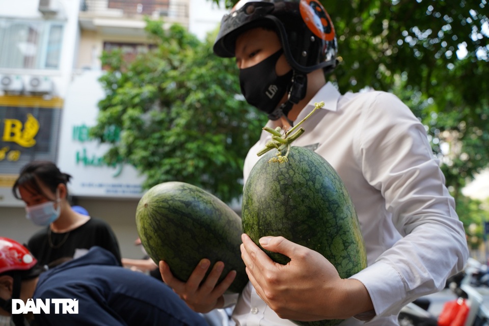 Người dân Hà Nội xếp hàng tiêu thụ hàng chục tấn nông sản Bắc Giang - 4 Người dân Hà Nội xếp hàng tiêu thụ hàng chục tấn nông sản Bắc Giang - 4