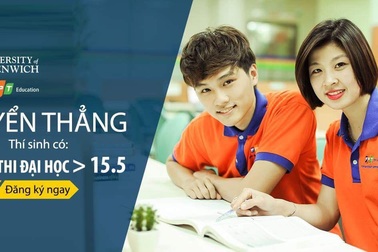 Đại học Greenwich (Việt Nam) tuyển thẳng thí sinh đạt từ 15,5 điểm