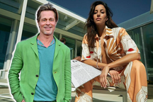 Giữa lúc Angelina Jolie nói bị "hút máu", bạn gái Brad Pitt thăng hoa