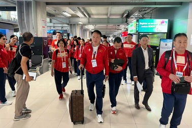 Đoàn Thể thao Việt Nam đến Thái Lan, sẵn sàng mục tiêu giành 110 HCV