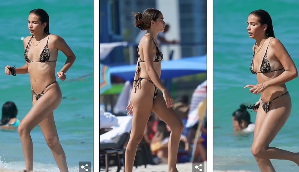 Tình cũ của Brooklyn Beckham diện áo tắm khoe vòng một khiêm tốn - 3 Tình cũ của Brooklyn Beckham diện áo tắm khoe vòng một khiêm tốn - 3