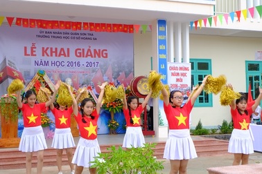 Đà Nẵng: Lễ khai giảng đầu tiên ở ngôi trường mang tên huyện đảo Hoàng Sa