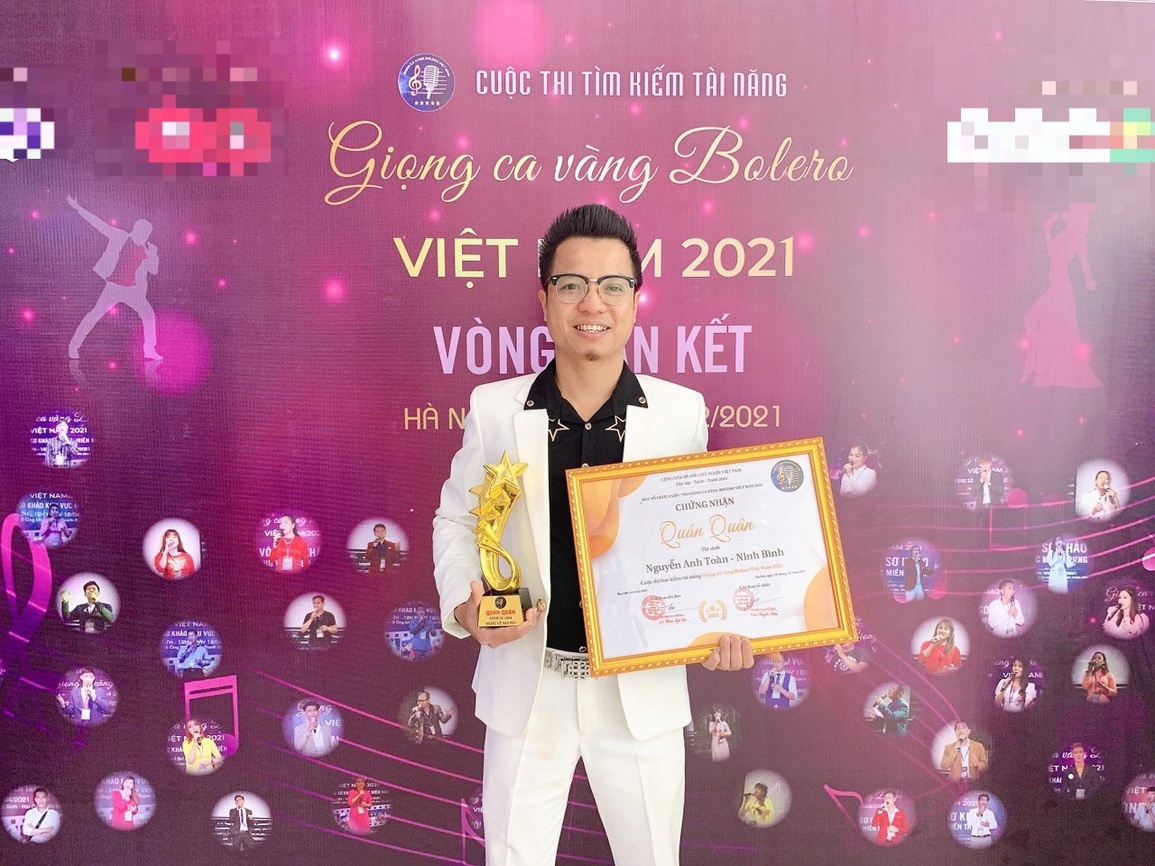Nguyễn Anh Toàn đạt Quán quân Giọng ca vàng Bolero Việt Nam 2021 - 3 Nguyễn Anh Toàn đạt Quán quân Giọng ca vàng Bolero Việt Nam 2021 - 3