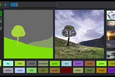 Ngỡ ngàng phần mềm trí tuệ nhân tạo biến những nét vẽ nguệch ngoạc thành bức tranh tuyệt đẹp