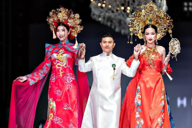 Ngọc Quyên, Trúc Diễm lộng lẫy trong bộ sưu tập tôn vinh văn hóa Á Đông