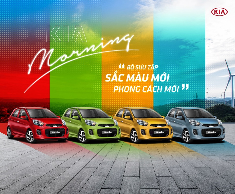 Đa dạng phong cách cùng bộ sưu tập màu mới của Kia Morning - 1 Đa dạng phong cách cùng bộ sưu tập màu mới của Kia Morning - 1