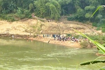 Chánh văn phòng Đảng ủy xã ở Thanh Hóa mất tích trên sông