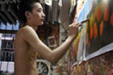 Làng tranh "đệ nhất thiên hạ" ở Trung Quốc 