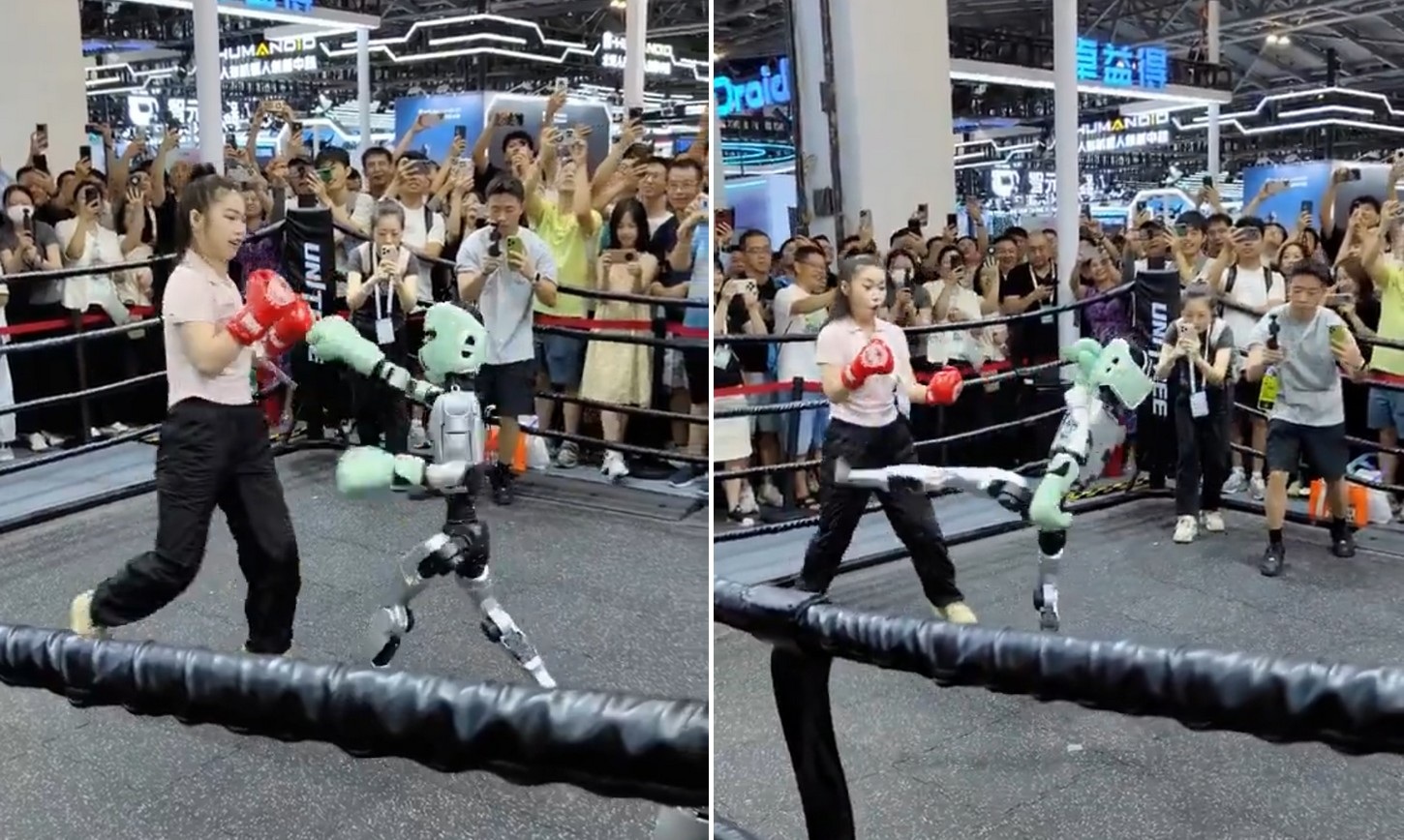 Clip “trận đấu võ tự do giữa con người và robot” nổi bật tuần qua