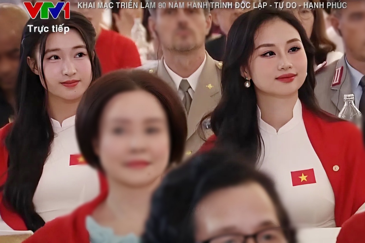 Á hậu Phương Nhi hiếm hoi lộ diện trên truyền hình, clip 3 giây gây sốt - 1