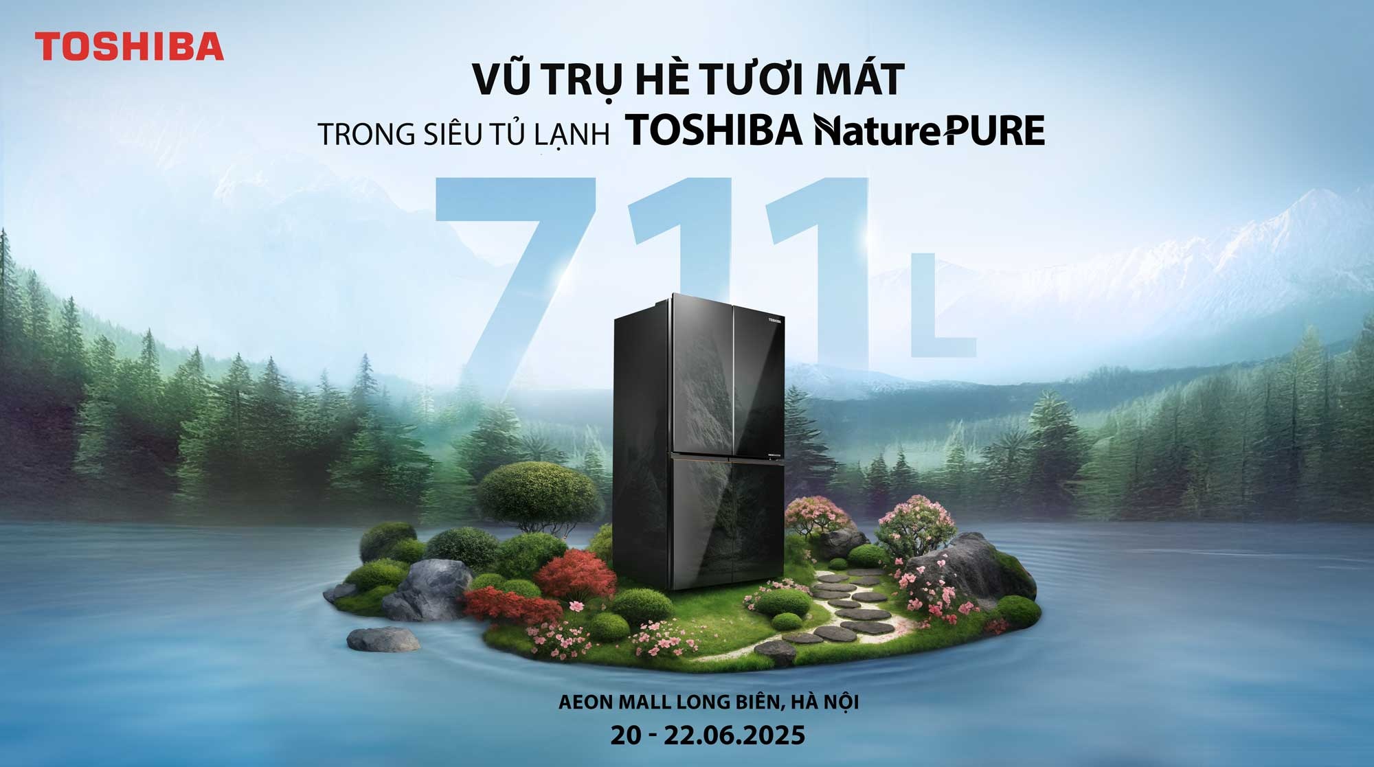 Sức chứa 711 lít và công nghệ độc quyền ấn tượng của tủ lạnh Toshiba NaturePURE - 1
