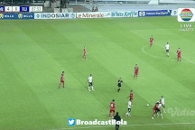 U20 Indonesia đánh nhau với đối thủ ở trận giao hữu