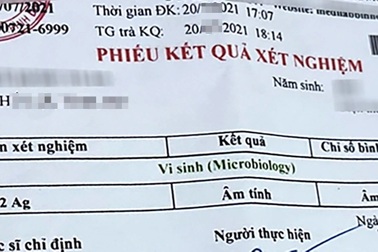 Nữ điều dưỡng bán "chui" hàng trăm giấy xét nghiệm âm tính SARS-CoV-2