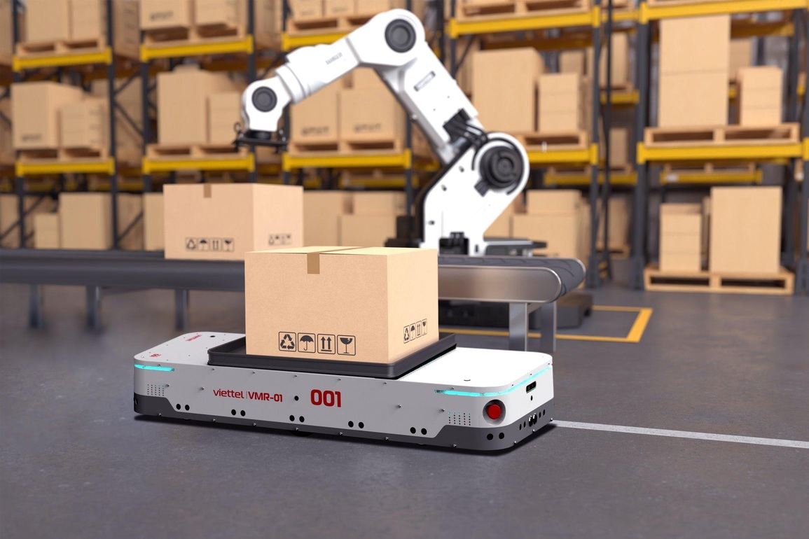 Robot kho vận make in Việt Nam, by Viettel - 3 Robot kho vận make in Việt Nam, by Viettel - 3