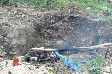 Sập hầm vàng, 3 người chết, 7 người bị thương