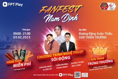 Night Wolf V.League 1-2023 khai màn tại sự kiện Fanfest Nam Định