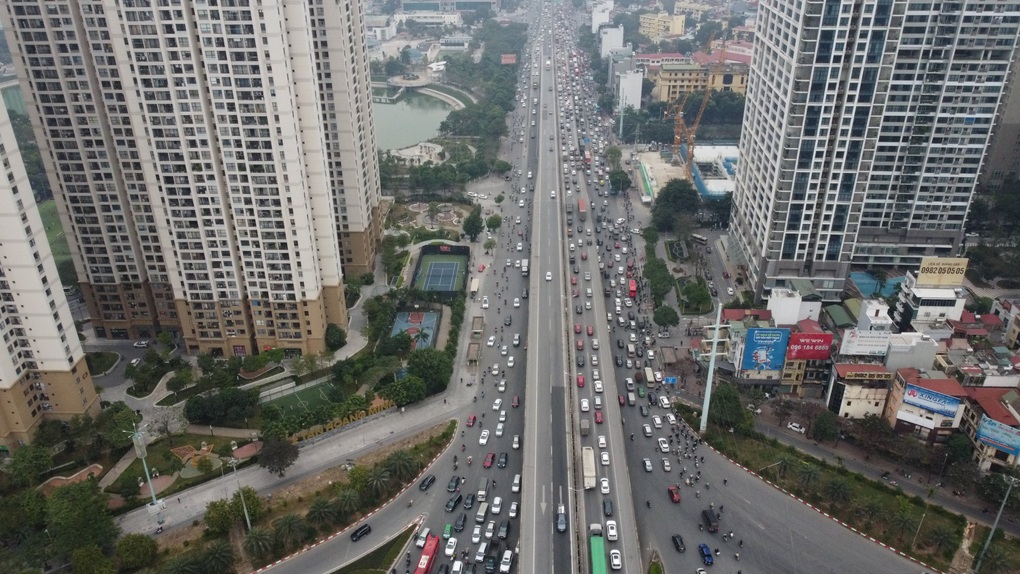 Hà Nội phân luồng giao thông, hạn chế ùn tắc dịp Tết - 1 Hà Nội phân luồng giao thông, hạn chế ùn tắc dịp Tết - 1