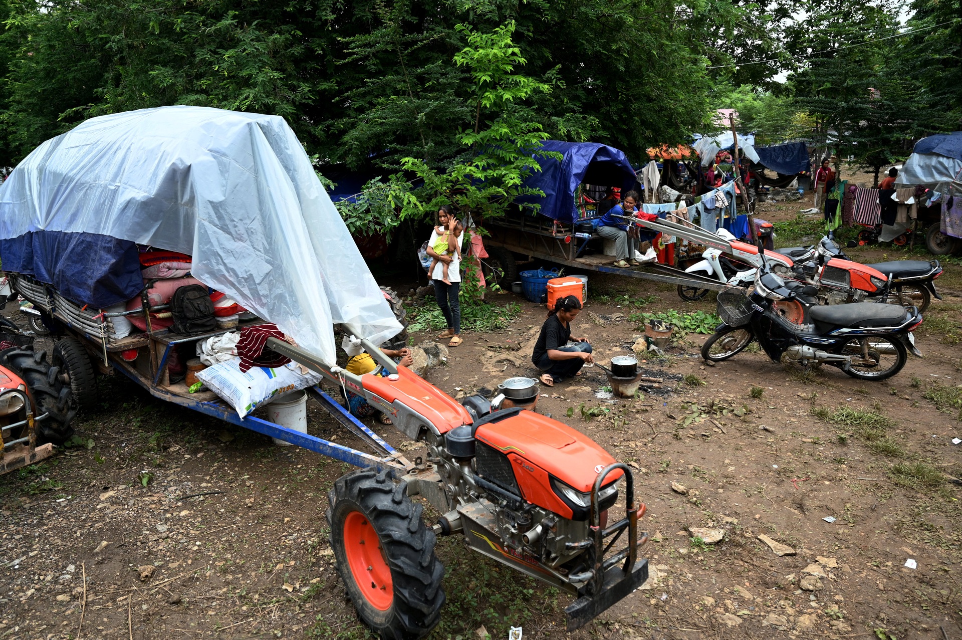 218.000 dân sơ tán, người Thái Lan, Campuchia mong mỏi được sớm về nhà - 8 218.000 dân sơ tán, người Thái Lan, Campuchia mong mỏi được sớm về nhà - 8