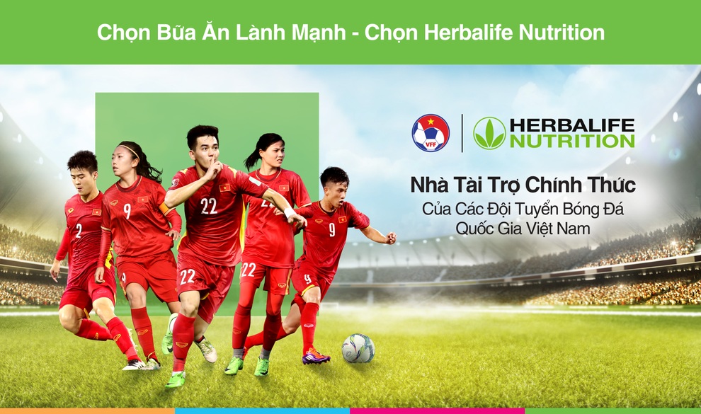 Herbalife Việt Nam trở thành nhà tài trợ chính thức của Đội tuyển bóng đá Quốc gia Việt Nam - 1 Herbalife Việt Nam trở thành nhà tài trợ chính thức của Đội tuyển bóng đá Quốc gia Việt Nam - 1