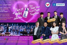 Tùng Dương, Thu Minh, Phạm Thu Hà hát hòa nhạc "Chia sẻ để gần nhau hơn"