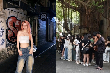 Giới trẻ bay từ TPHCM, đi lúc 2h sáng để chụp ảnh bức tường cũ ở Hà Nội