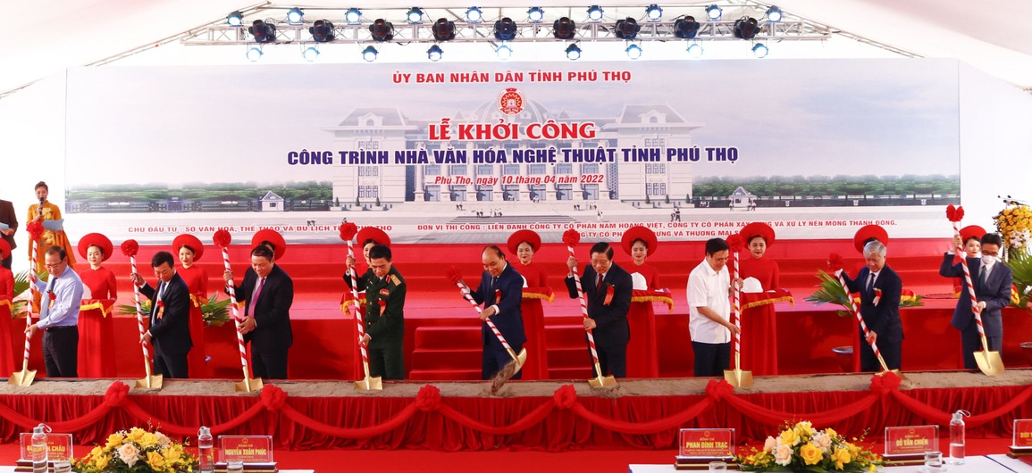Khởi công Nhà Văn hóa nghệ thuật tỉnh Phú Thọ, tổng đầu tư gần 400 tỷ đồng - 1 Khởi công Nhà Văn hóa nghệ thuật tỉnh Phú Thọ, tổng đầu tư gần 400 tỷ đồng - 1
