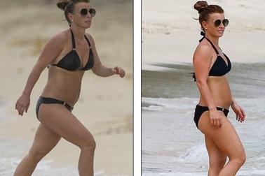 Coleen Rooney lấy lại dáng sau 3 tháng sinh con