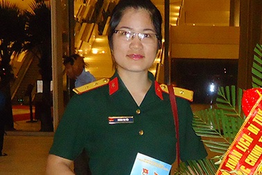 “Bóng hồng” chiếm ngôi Thủ khoa trường quân sự