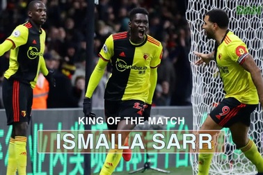 Thống kê trận Liverpool thua 0-3 trên sân Watford