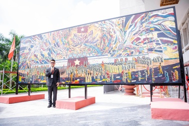 Tranh "Bác Hồ đọc Tuyên ngôn Độc lập" xác lập kỷ lục Guinness thế giới