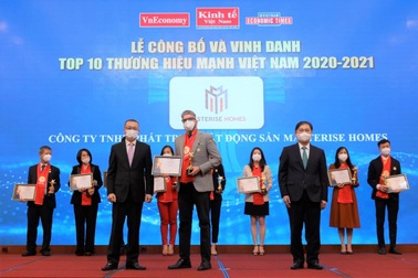 Masterise Homes vào top 10 Thương hiệu mạnh Việt Nam